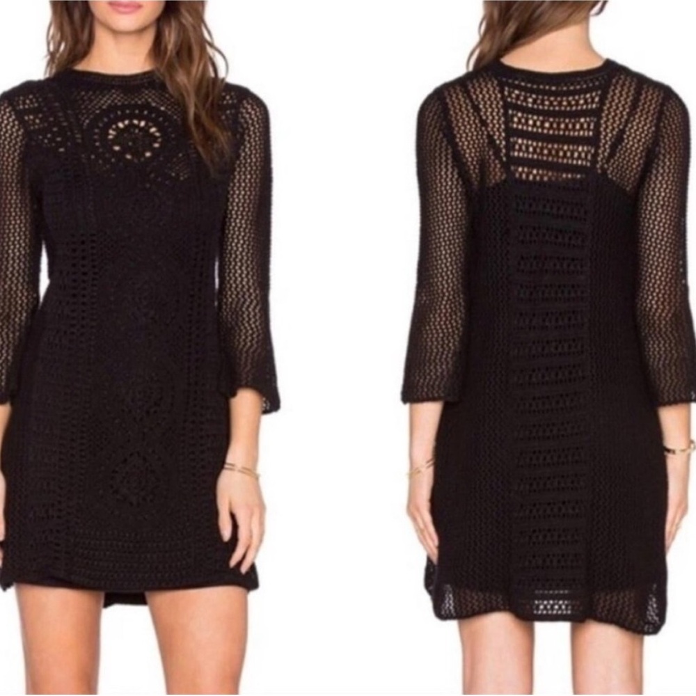 Free people Rosalind crochet coverup dress medium